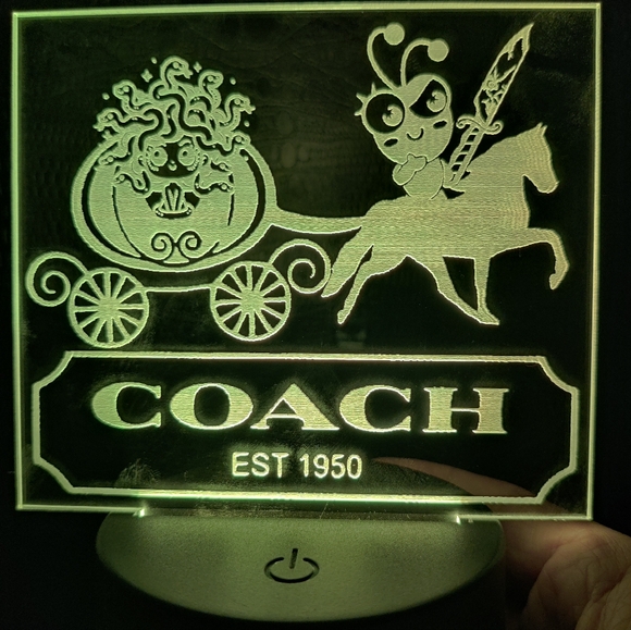 Cricut Medusa horse Coach led lamp - Picture 5 of 8